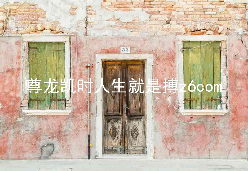 尊龙凯时人生就是搏z6com